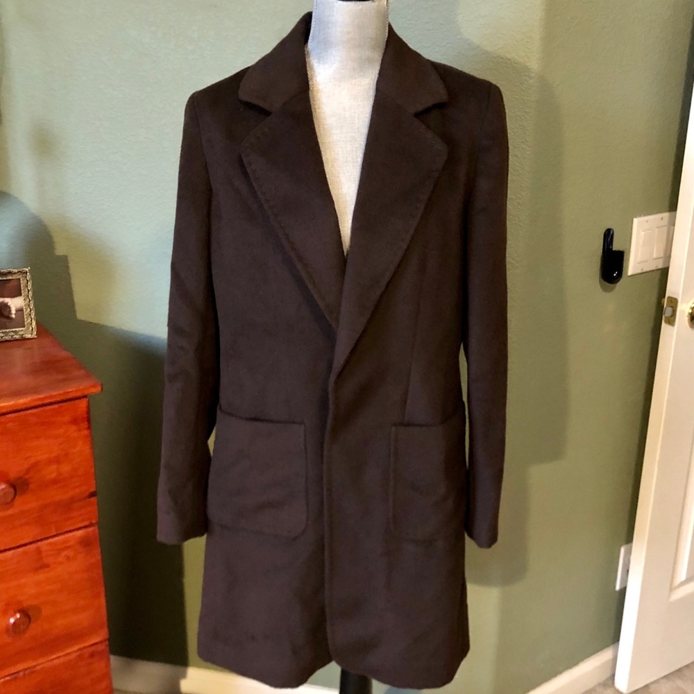 Peruvian Connection Baby Alpaca Coat Boyfriend